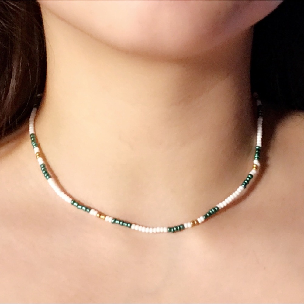 beaded necklace